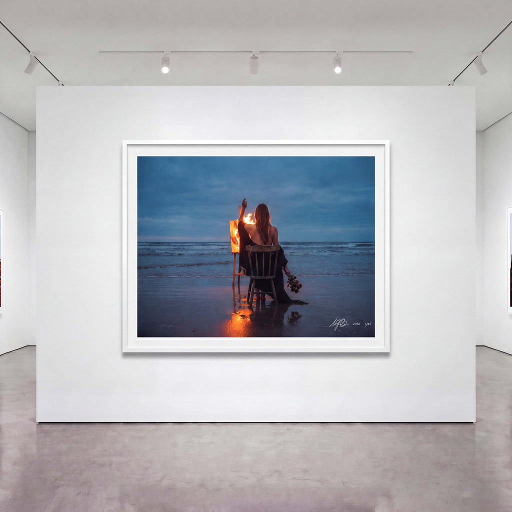 The Ruins, Edition 1 of 5, a framed limited edition fine art print by Michael Dole shown on a wall
