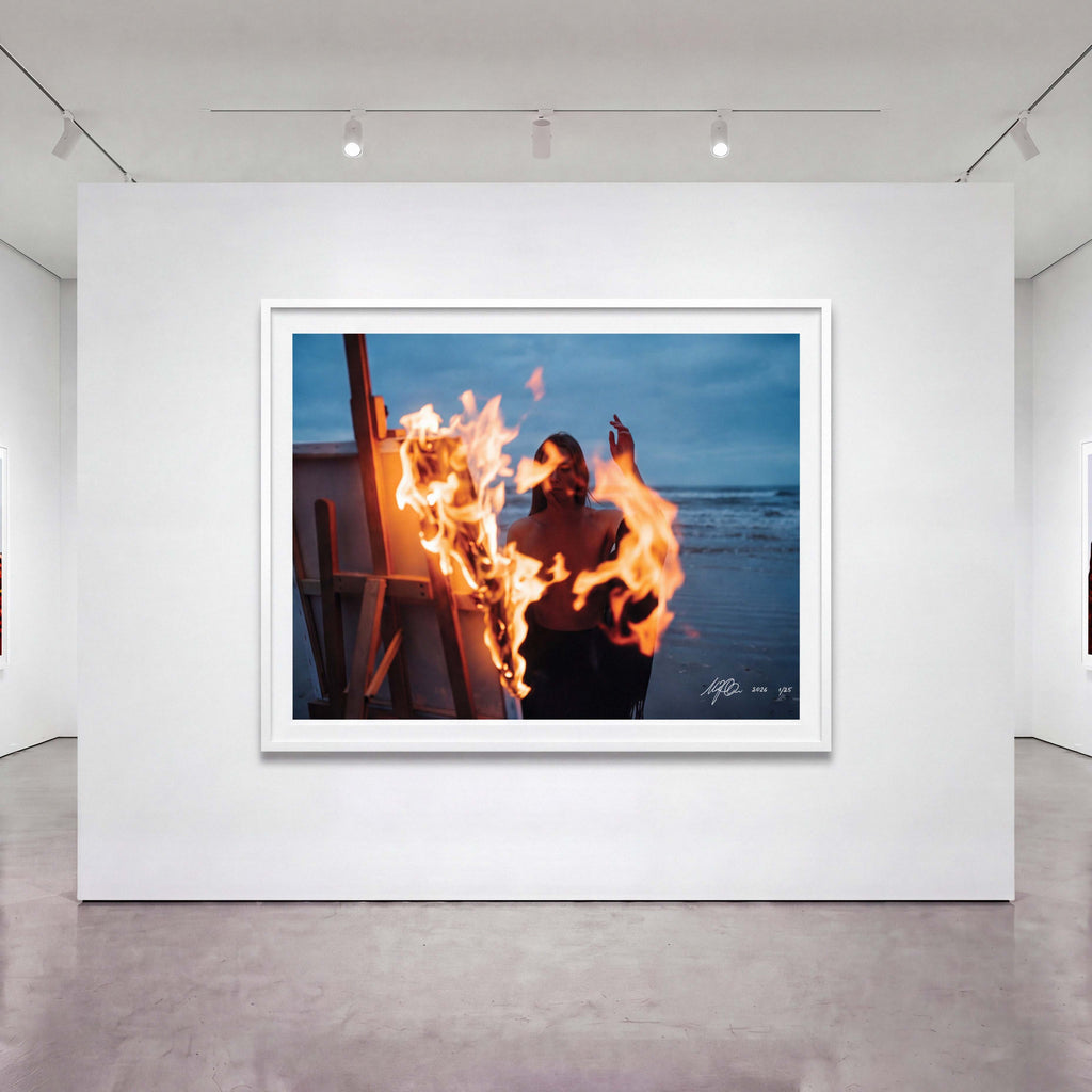 The Ruins, Edition 2 of 5, a framed limited edition fine art print by Michael Dole shown on a wall