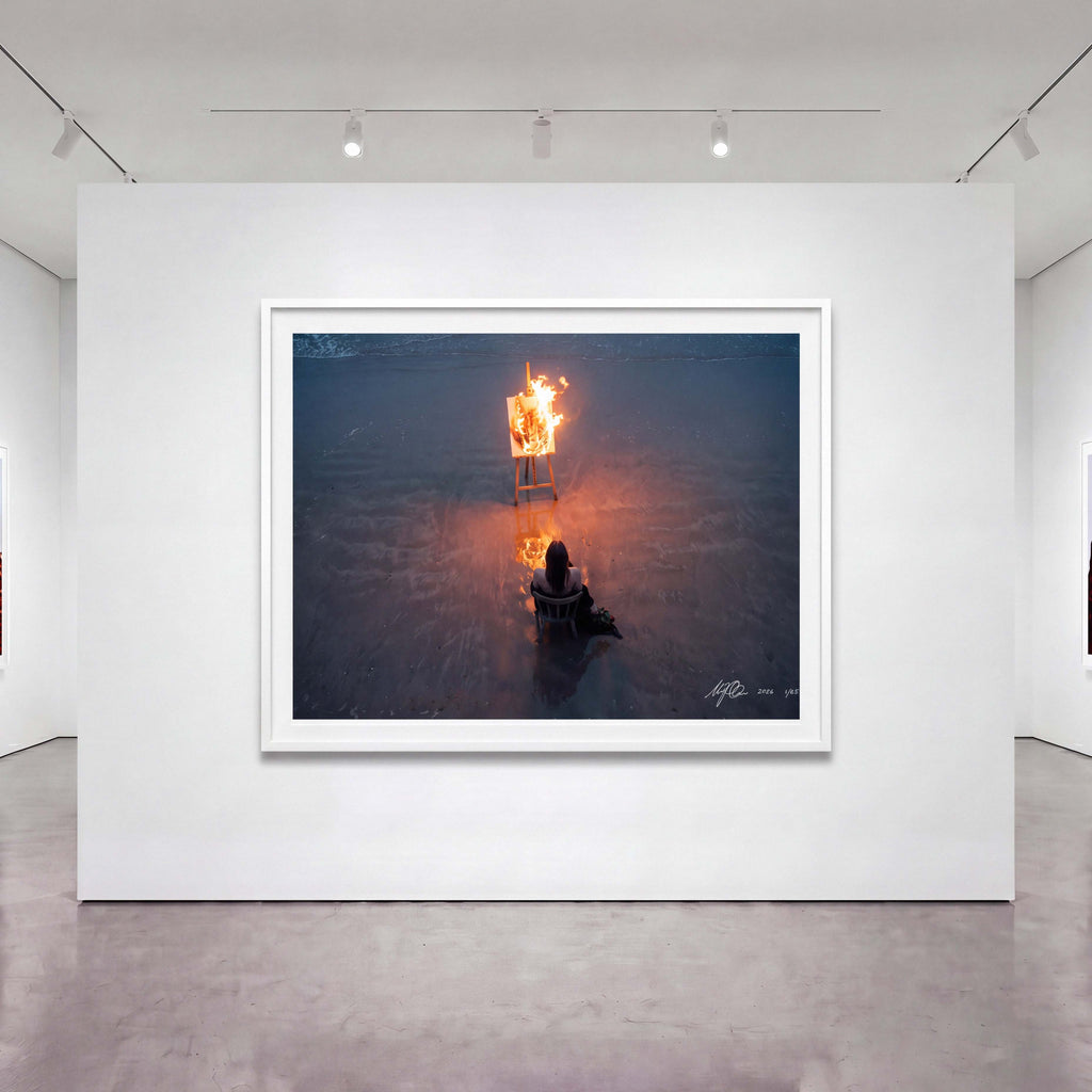 The Ruins, Edition 5 of 5, a framed limited edition fine art print by Michael Dole shown on a wall
