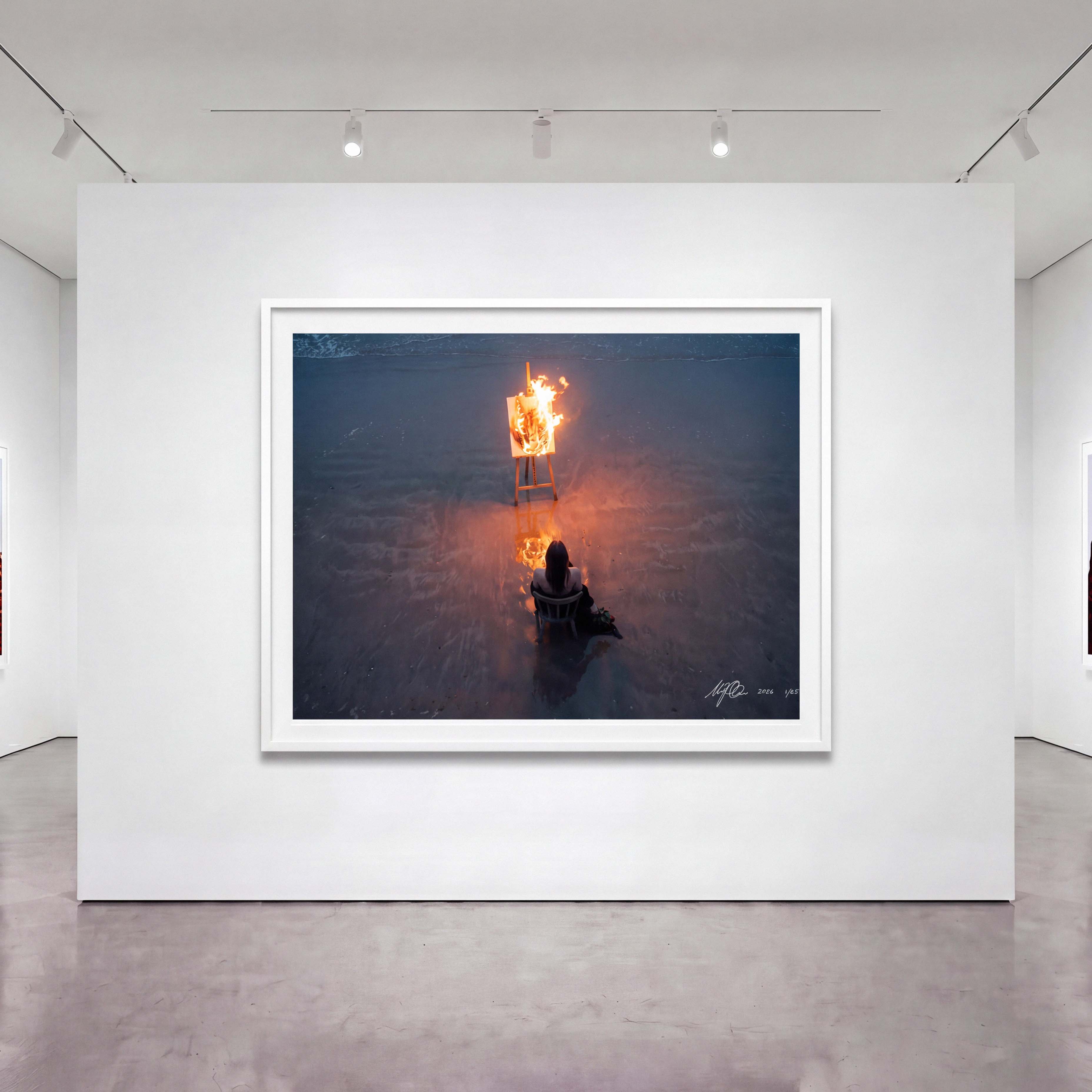 The Ruins, Edition 5 of 5, a framed limited edition fine art print by Michael Dole shown on a wall